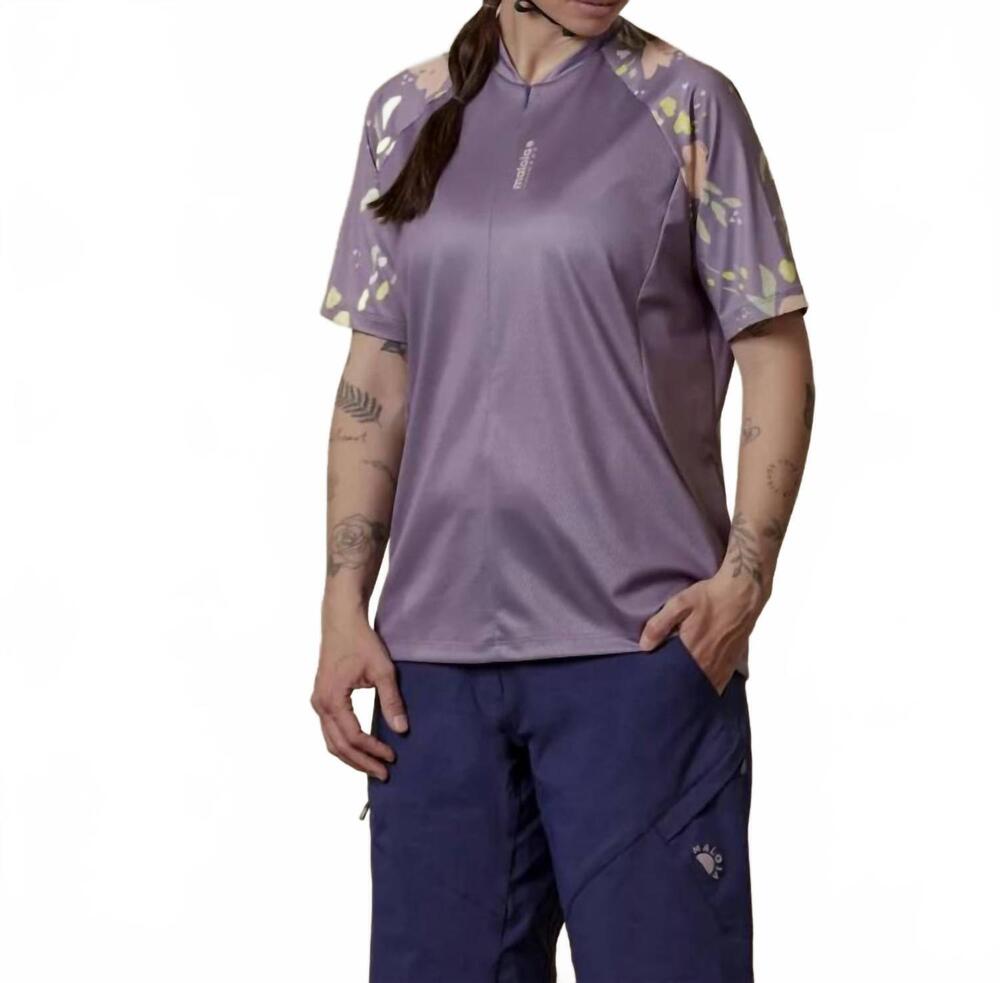 NEW MALOJA vilsam cycle jersey top in smokey purple